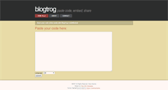 Desktop Screenshot of blogtrog.com